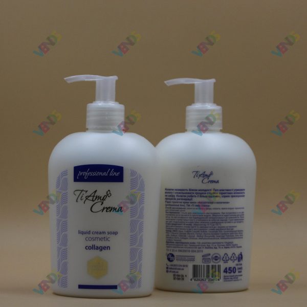 Maye Sabun Tiamo 450ml (10 ed),Collagen