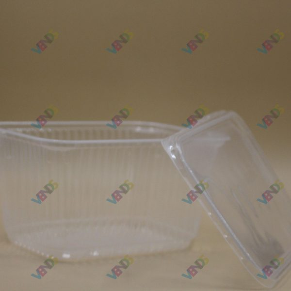 Konteyner Plastik Qapaqli Seffaf 1500ML D-185 (2/100 ed)
